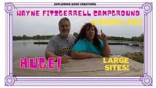 Обзор кемпинга Wayne Fitzgerrell Park на озере Ренд с большими участками Кемпинги на берегу озера!