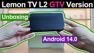 2026 Lemon TV L2 GTV Version Android 14 TV Box Unboxing