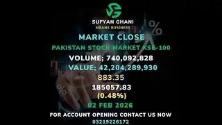 PSX TURNAROUND OGDC & PPL SHARE SUPPORT INDEX SAY SUFYAN GHANI WATCH TODAY MARKET PERFORMANCE JOIN