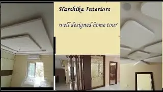 Well modified home tour with advanced interiors | latest ceiling designs | wallpapers | blinds |