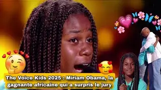 The Voice Kids 2025 : Miriam Obama, la gagnante africaine qui a surpris le jury