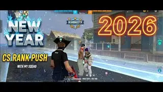 New year cs rank push with my squad #freefire #ffranked #new #year #ranked 