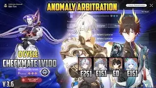 0 Cycle Anomaly Arbitration Checkmate Phainon E2S1 with Dangheng PT V3.6 | Honkai: Star Rail