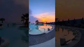 The Most Beautiful Sunset Pool In The World #shorts #traveltobeautifulplaces
