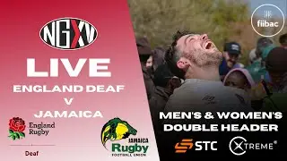 LIVE RUGBY: ENGLAND DEAF vs JAMAICA | WOMEN'S & MEN'S INTERNATIONAL RUGBY UNION