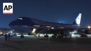 Air Force One returns to Washington area with Trump after 'minor electrical issue'