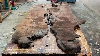 Redwood Wizardry: Turning Fragile Planks Into a Thousand-Dollar Table