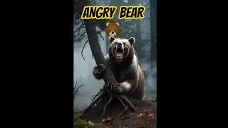 Furious Grizzly Bear 🐻 #trending #viral #bears #ai #subscribe #subscribemychannel #4k #8k