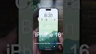 How To | iPhone 16 Camera Button #iphone16 #camerabutton #howto