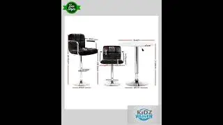 Artiss Bar Table and Stools Set Dining Desk Kitchen Chairs Cafe Pub