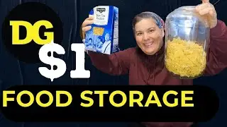 $1 Budget Prepping: EMERGENCY FOOD STORAGE 101
