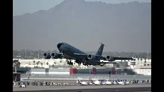 4K Morning Departures from Phoenix Skyharbor PHX