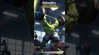 🤩✨Avengers workout 🔥 #avengers #marvel #incrediblehulk #bear #gym #ai