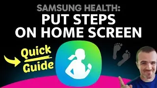 How to Put Samsung Health Steps on Home Screen (Step by Step)