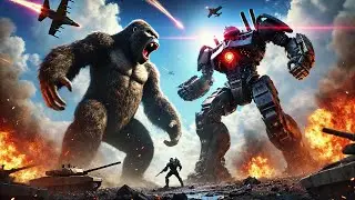 King Kong vs Robot  | Epic Battle for Survival! 🔥