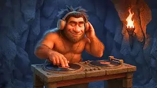Caveman Primal Bass 🔥  VORTEXAI EDM Visualizer Animal Spirit EDM
