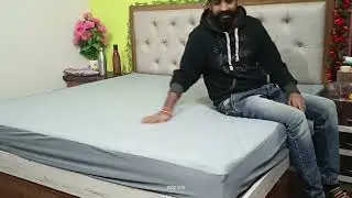 Sleepyhead Bamboo Terry Waterproof Mattress Protector 72X72X6 (King Size, Grey, Polyurethane)