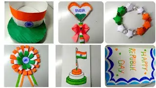 6 Amazing republic day craft DIY // Handmade independence day special card ideas