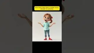 How many legs does a spider have? #shorts #funforkids #3danimationforkids