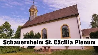 Schauernheim (Dannstadt-Schauernheim), St. C&auml;cilia, Vollgel&auml;ut (Au&szlig;enaufnahme)