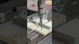 Drilling processing of nylon plates #tools #manufacturing