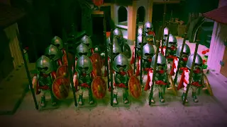 Playmobil-SPQR`s  Rom Sparta wird belagert