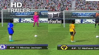 PES 6 - Penalty kicks  | Chelsea vs wolverhampton [1080p60fps]