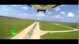 Stunning GoPro Russian SU 24 combat attack drills
