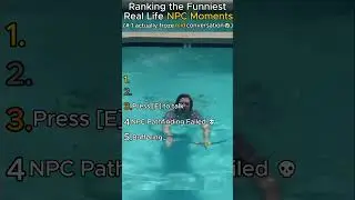 Рейтинг самых смешных моментов с реальными NPC 😭 #шорты
