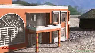 African village house and a building for Iclone 7 Free download