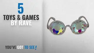 Top 10 Rave Toys & Games [2018]: Festivals Kaleidoscope Glasses for Raves - Rainbow Prism
