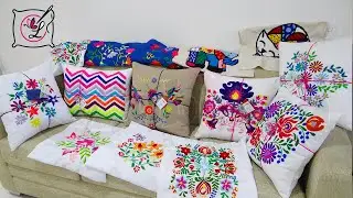 Beautiful Hand Embroidered CUSHIONS | Unique EMBROIDERY Cushion Covers for HOME DECOR