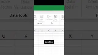 Data Consolidation in Excel‼️ #cheatsheets #excel #googlesheets