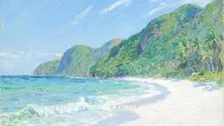 Tropical Paradise Model Walk 🏖️  Painting on the Beach ✨  Summer Vibes ☀️ #bikini #oilpainting #ai