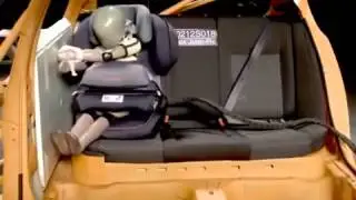 Краш-тест Cybex Juno 2-Fix. Боковой удар