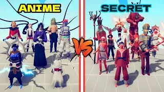 DEMON TEAM ( DEMON SLAYER ANIME ) VS SECRET TEAM | TABS - Totally Accurate Battle Simulator