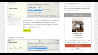 WP Auctions Coupon Code & WP Auctions Pro Review 2015