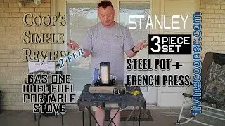 Coop's Simple Review - GAS ONE STOVE & STANLEY COFFEE PRESS