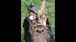 Burning tree ent puppet