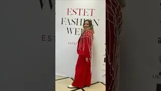 Макраме-накидка по МК с сайта klubmakrame.ru на Estet Fashion Week #макраме #macrame #makrame
