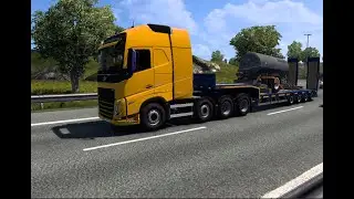 Euro Truck Simulator 2  | Transporting a Water Tank from Mannheim to Lille | Volvo | logitech G923