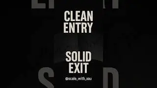 Clean mind. Sharp Vision Clean Entry.Solid Exit.🧠+📊=📈 Subscribe Scale with XAU for more such content