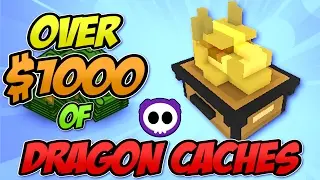 UNBOXING OVER $1000 OF GREATER DRAGON CACHES IN TROVE - Worth Buying?