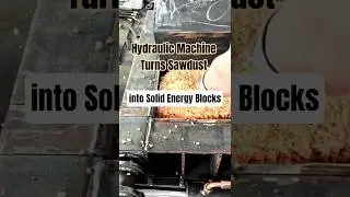 Waste to Energy: Wood Briquette Press in Action - Tools and machine project