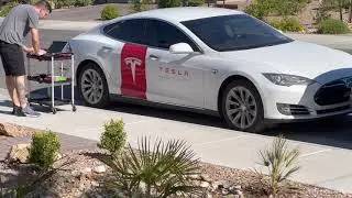 '22 Tesla MYP - Automatic Garage Opener