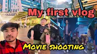 Tu Jhoothi Main Makkar Movie Ki Shooting 🎥 || DLF Cyber Hub Mein Shooting Vlog || My First Vlog