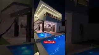 Modern Home with a Beautiful Swimming Pool🏊&zwj;♀️ #swimming #interior