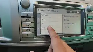 como melhorar / configurar som / áudio da multimídia Hilux sw4 ou Corolla