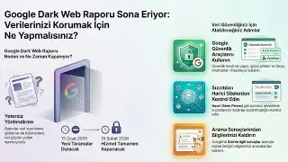 Google'dan Kritik G&uuml;venlik Kararı: Dark Web Raporu Kapanıyor!