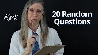 ASMR ✍️ 20 Questions at Random Research Inc. | Soft Spoken Roleplay